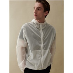 Transparente, leichte Jacke