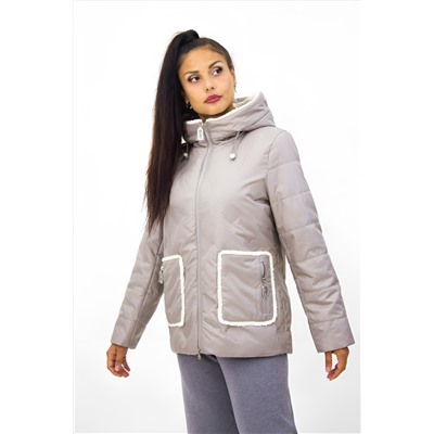 Модная куртка с меховой отделкой Тренд, арт. 926 демисезон.