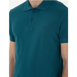 Zümrüt Slim Fit %100 Pamuk Polo Yaka Basic Tişört