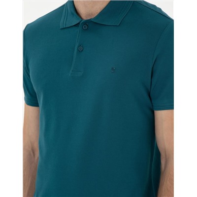 Zümrüt Slim Fit %100 Pamuk Polo Yaka Basic Tişört