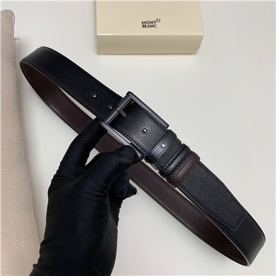 Мужской двухсторонний ремень  Mon*t Blan*c