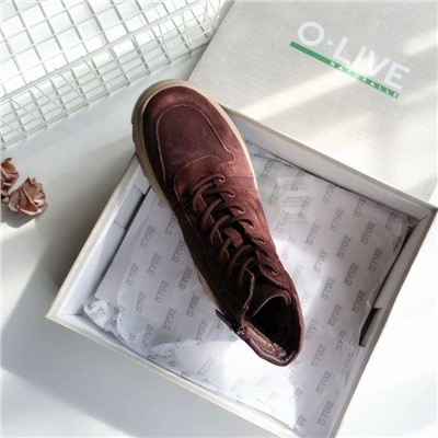 Женские замшевые ботинки