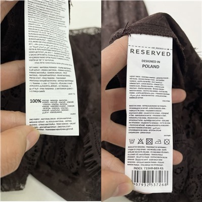 Женское кружевное платье-комбинация из жаккардового атласа РЕЗЕРВЕ*Д