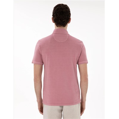 Gül Kurusu Slim Fit Tişört