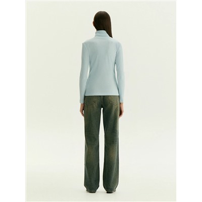 Водолазка из вискозы с добавлением шерсти, B2285/flo