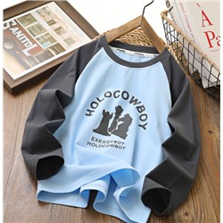 Хлопковый лонгслив для мальчиков