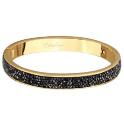 Браслет Галактика (кристаллы SW темно-серые; покрытие золото), Есть комплект