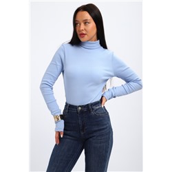 Водолазка женская с горлом теплая 32103