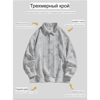 Мужской свитшот с воротником поло Pau*l Fran*k   Оригинал