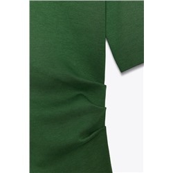 GATHERED INTERLOCK T-SHIRT