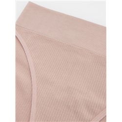 Nahtlose Slips aus Rippstrickjersey