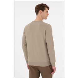 Erkek Açık Haki Sweatshirt