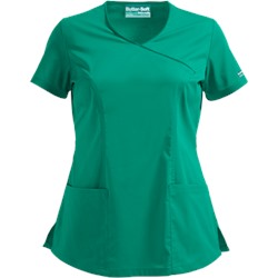 UA Butter-Soft STRETCH Scrubs V-Neck Mock Wrap Top