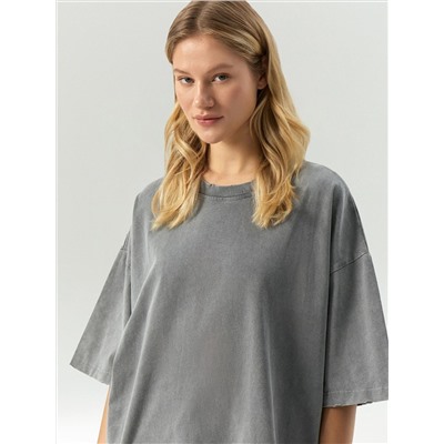 Футболка oversize с эффектом варки, B3065/nuvem