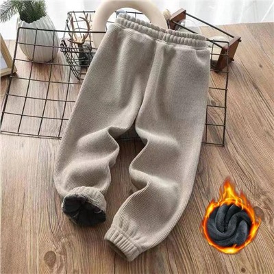 Утепленные брюки для мальчиков на флисе