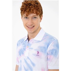 Erkek İndigo Polo Yaka Tişört