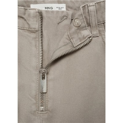 Jeans wideleg cremallera