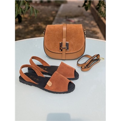КОМБО Ab.Zapatos • 3106-8 • brandy + AB.ZAPATOS PELLE · 2704 cuero АКЦИЯ
