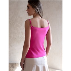 Топ из премиального хлопка с эластаном