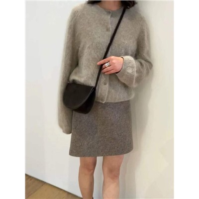 Теплая женская мини-юбка КО*С