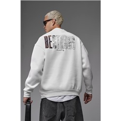 Свитшот будь сильным светлый