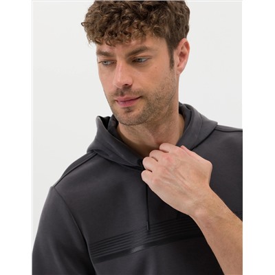 Antrasit Kısa Kollu Sweatshirt