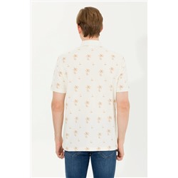 Erkek Krem Polo Yaka Tişört