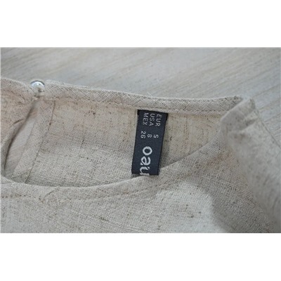 Женское льняное платье