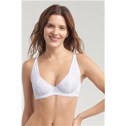 Sujetador con aros de encaje floral Daily Dentelle