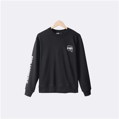 Свитер-пуловер с длинными рукавами и принтом на спине  КАР*Л 😎