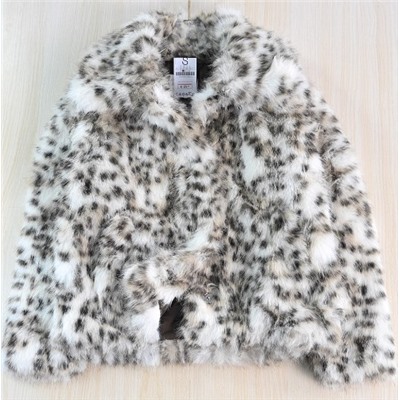 Легкая роскошная модная ретро-темпераментная искусственная шуба с леопардовым принтом