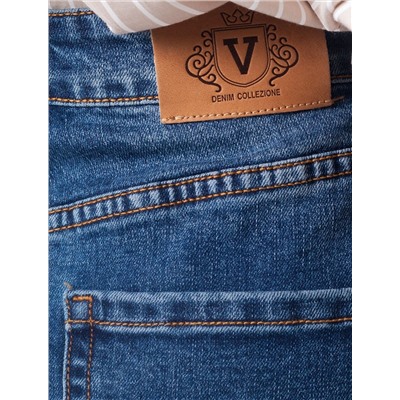 Юбка А-силуэта с необработанным низом