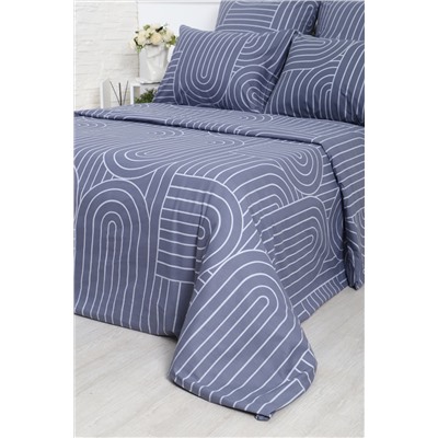 Простыня на резинке перкаль Пятый элемент