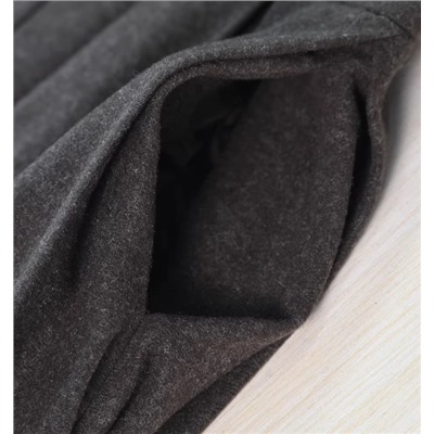 Женская  плиссированная натуральная твидовая юбка