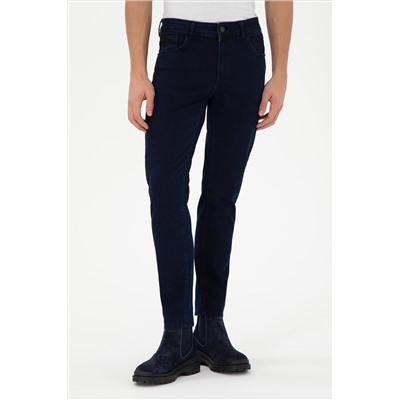 Erkek Koyu Mavi Jean Pantolon