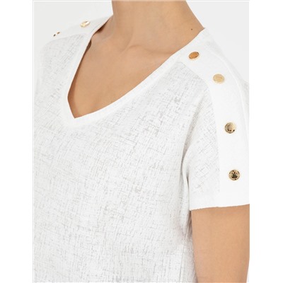 Ekru Regular Fit Tişört