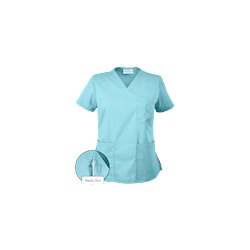 UA Butter-Soft STRETCH V-Neck Media Scrub Top
