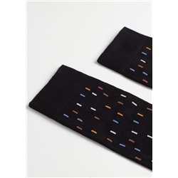 Kurze Herren-Baumwollsocken mit Muster