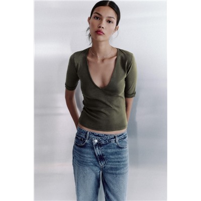 WASHED COTTON T-SHIRT