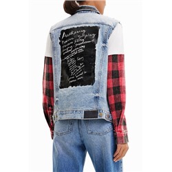 Chaleco vaquero animal print