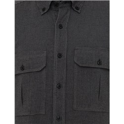 Siyah Regular Fit Uzun Kollu Gömlek