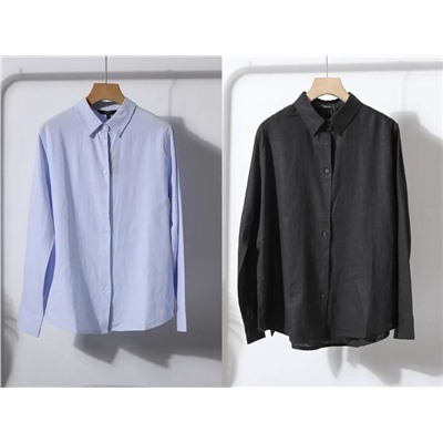 Женская льняная рубашка МАССИМО Д