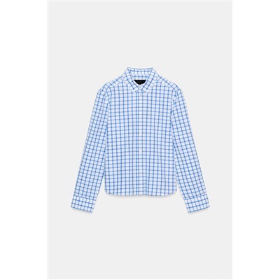CHECK POPLIN SHIRT