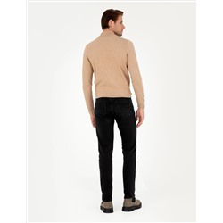 Antrasit Slim Fit Jean Pantolon
