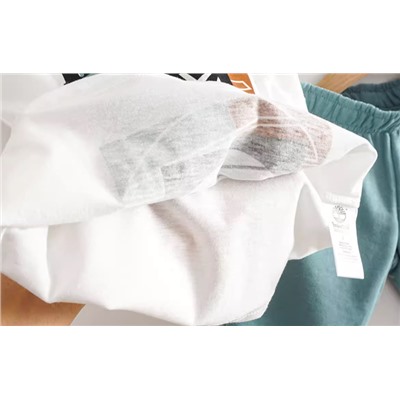 Хлопковый костюм для мальчиков на лето