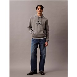 Monogram Logo Fleece Hoodie