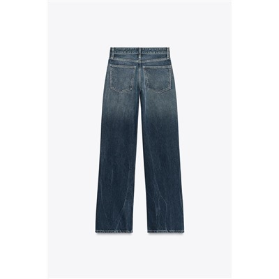 JEANS TRF WIDE LEG TIRO BAJO