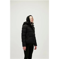 Bad Bear Tinkerbell Puffer Siyah Kapüşonlu Kadın Mont