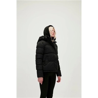 Bad Bear Tinkerbell Puffer Siyah Kapüşonlu Kadın Mont