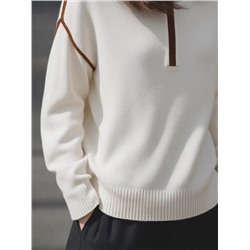 Женский свитер с воротником стойкой на молнии   OYSH*O